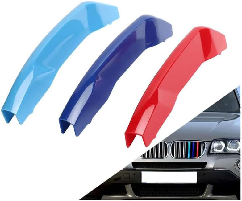 WITRRTIW Automotive grille Insert Trims Strips Front Center Kidney Grilles Compatible with 2004-2006 BMW E53 X5 7-Beam grille insert accessories - Image 1
